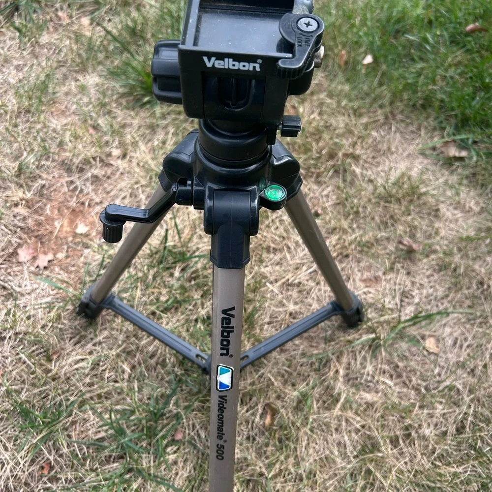 Velbon Black and Gray Tripod